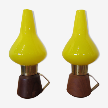 Pair of Scandinavian Asea lamps