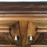 Art Deco buffet walnut carved