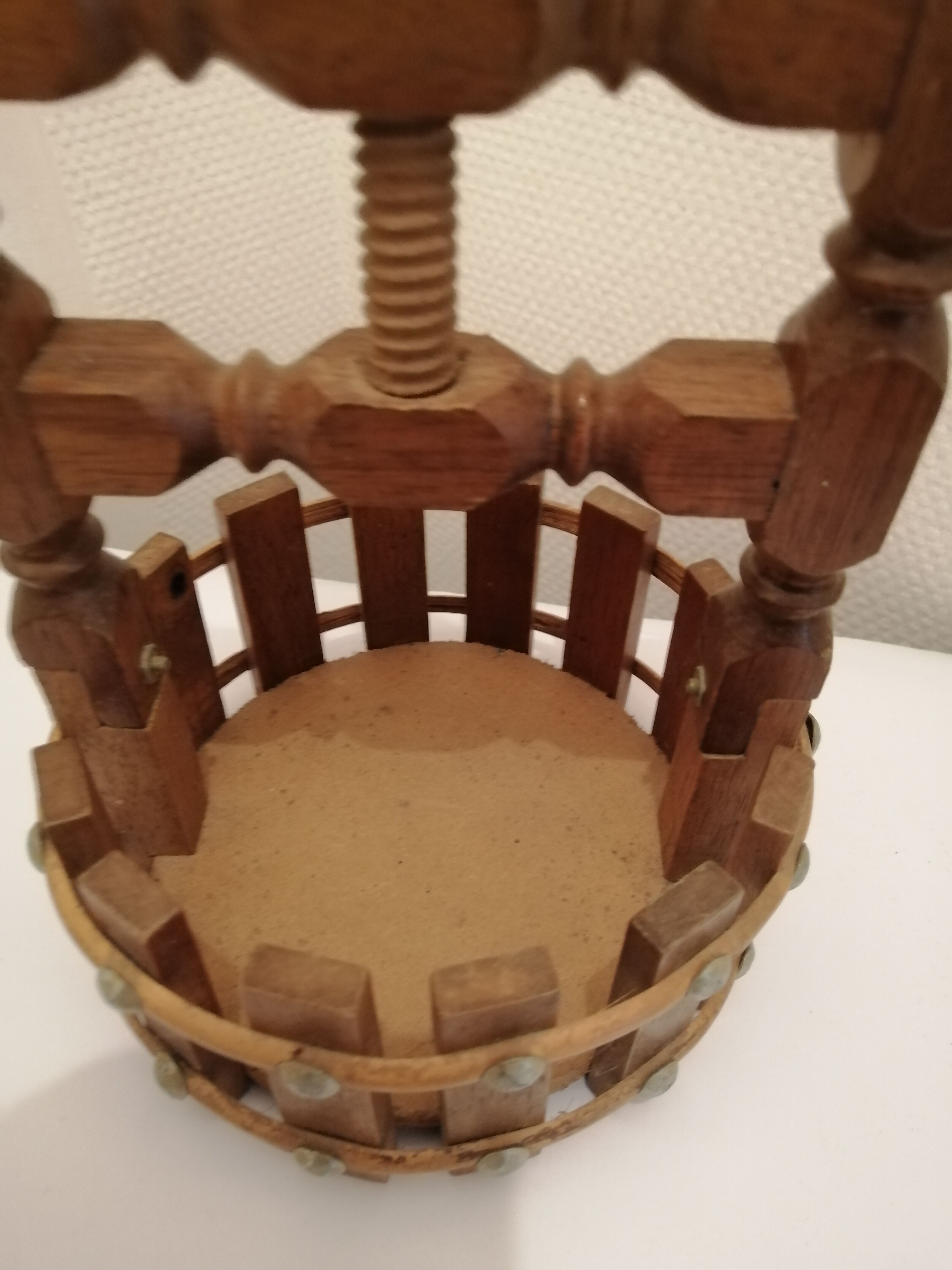 Old nutcracker and walnut presoir