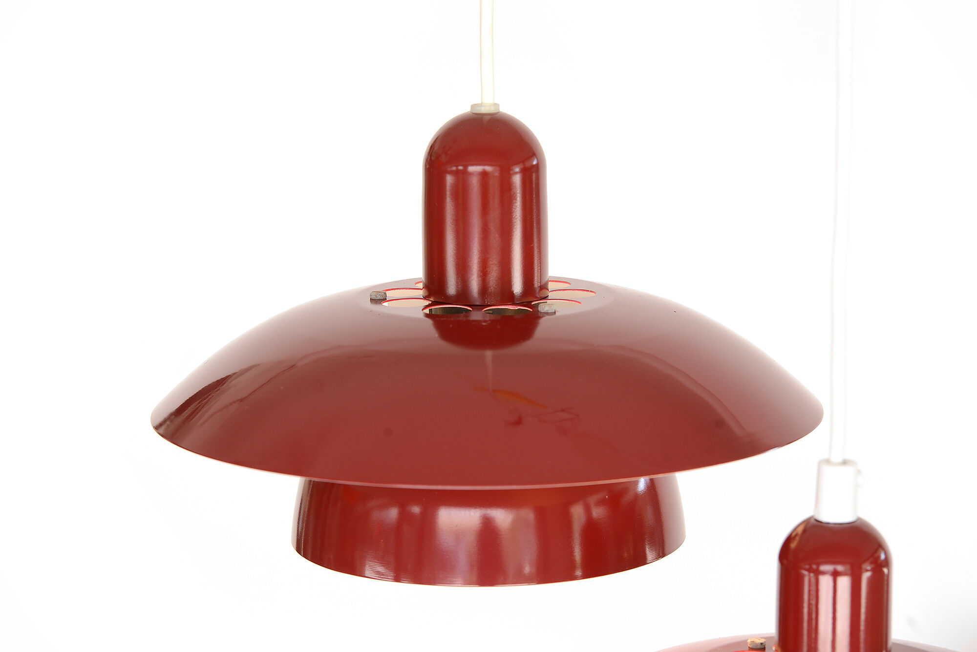Pair of hanging lamps from Hamalux