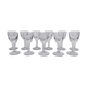 Set of 11 drip glasses