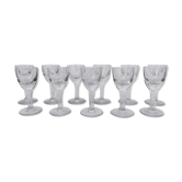 Ensemble de 11 verres à gouttes