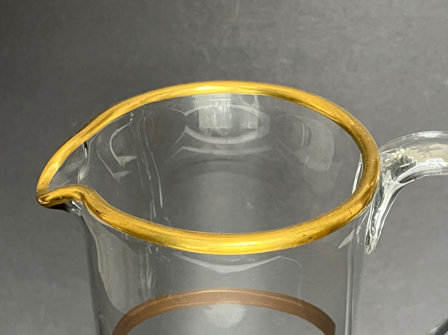 Gold frieze roll pitcher