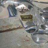 Crystal art dachshund dog tray Vannes Le Chatel