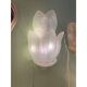 Wall Light Murano Glass Sand Color Italian Flowers by SimoEng
