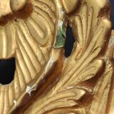 Old golden mirror