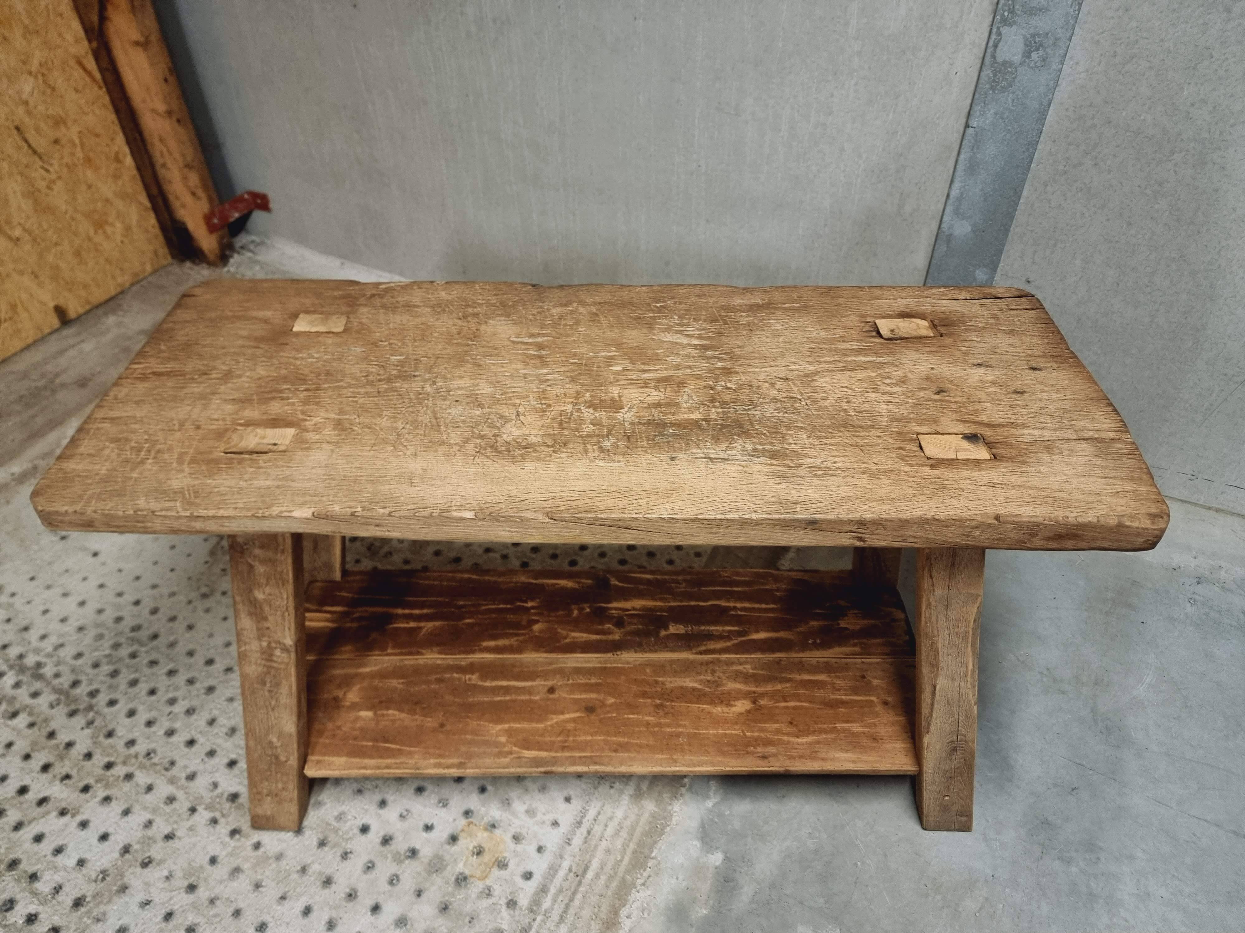 Old workbench work table bathroom furniture side table 55 x 137 cm