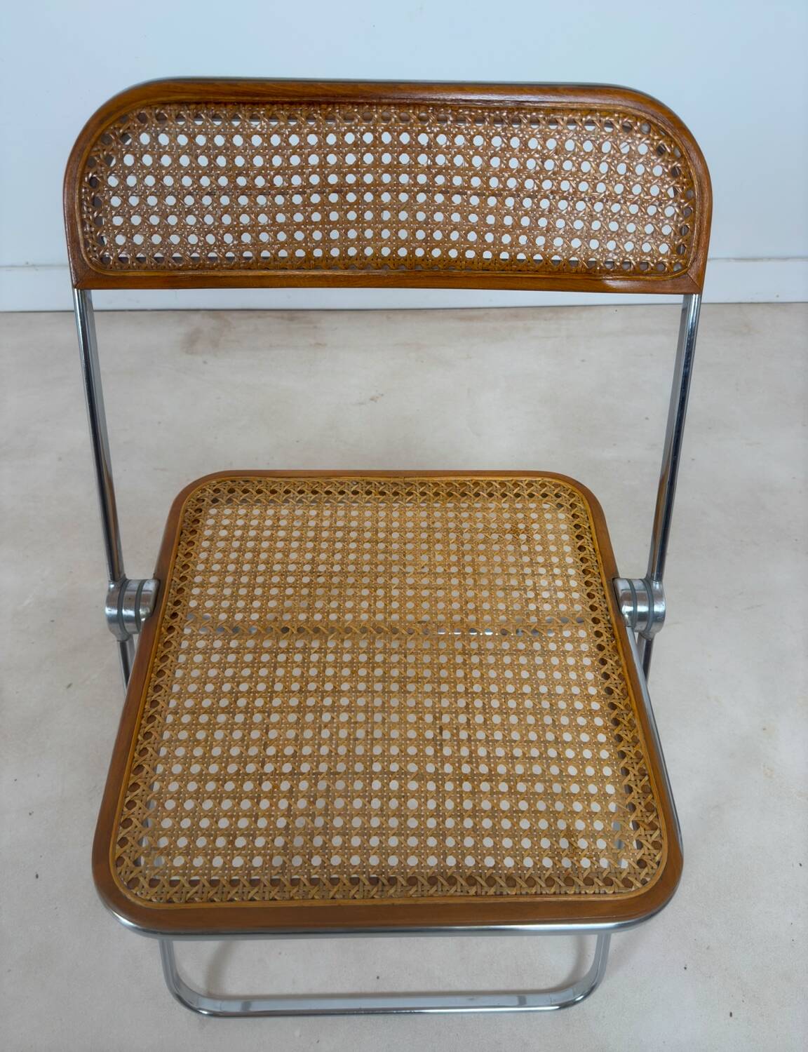 Ensemble de 5 chaises « Plia » par Giancarlo Piretti pour Castelli