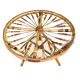 1950s rattan table from France