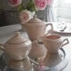 Coffee service powder pink 52 parts 1930