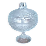 Molded glass candy box