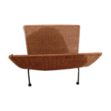 Rattan and metal magazines