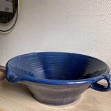 Grand plat bleu d' anduze