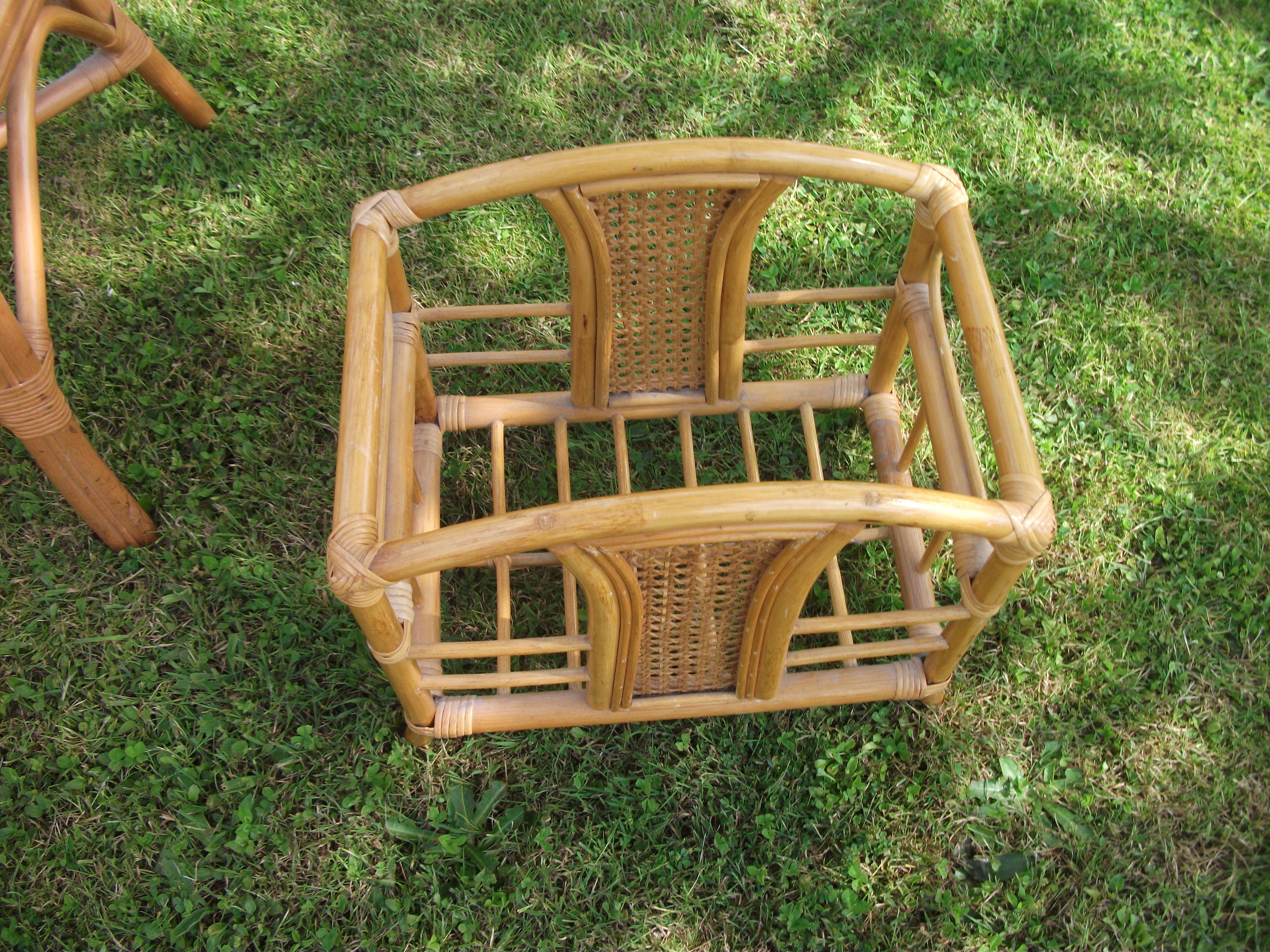 Rattan book holder