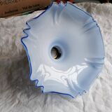 luminaire verre bleu