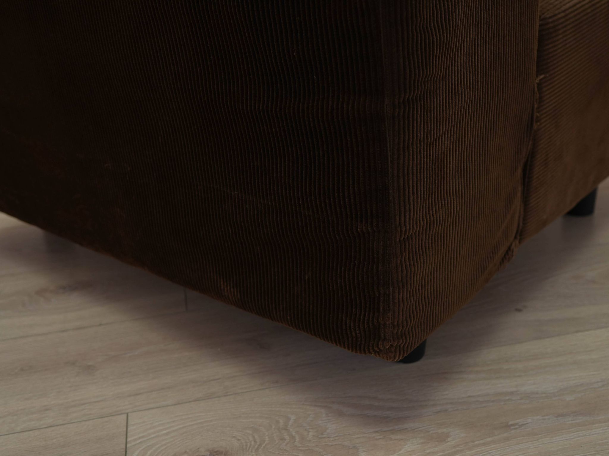 Brown armchair, Italian design, 1970s, made in Italy