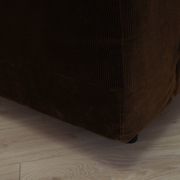 Brown armchair, Italian design, 1970s, made in Italy