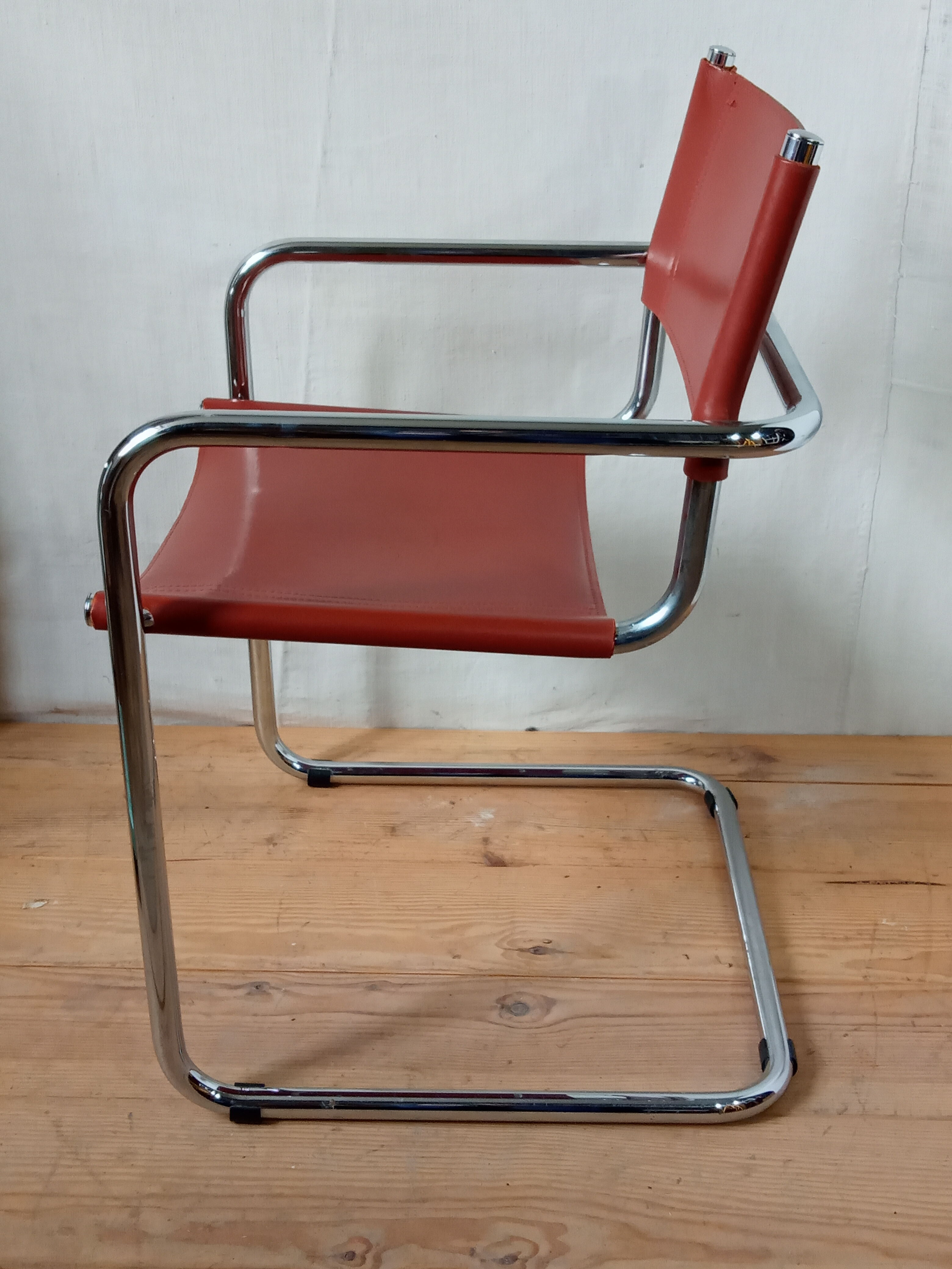 Leather armchair from the 70