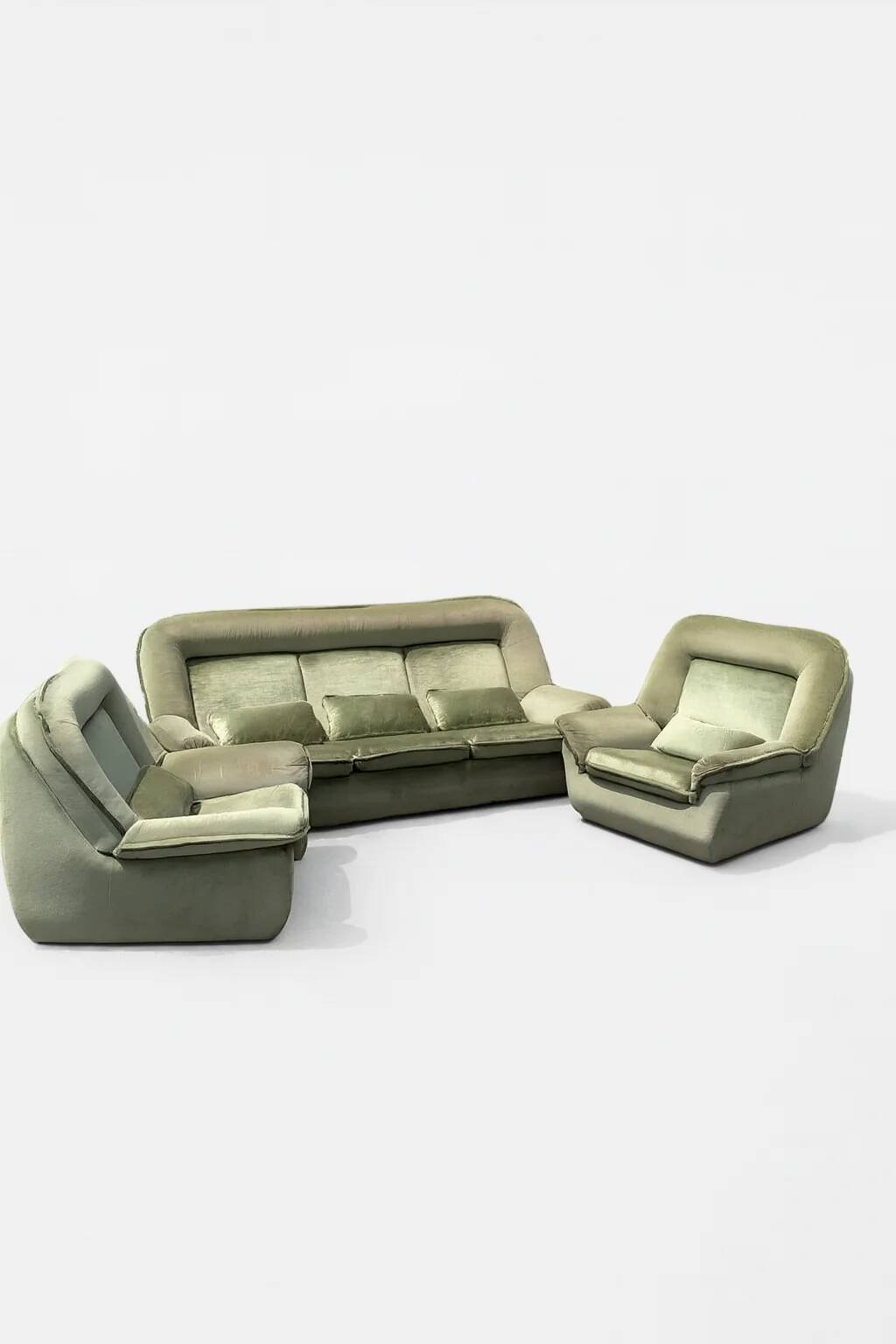 Ensemble de canapés rétro, Nordika, années 1970, Tchécoslovaquie