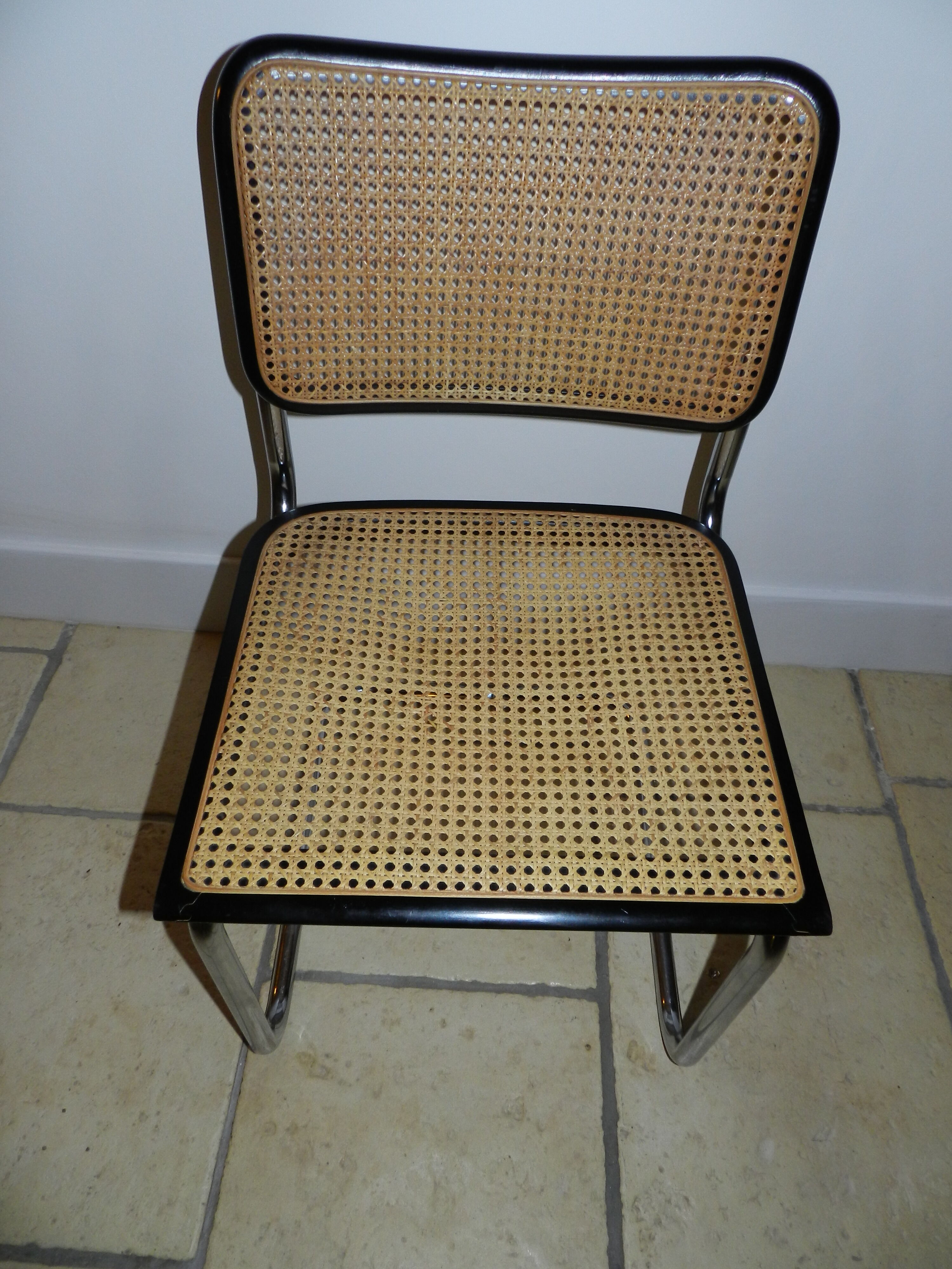 4 chairs by Marcel Breuer model Cesca