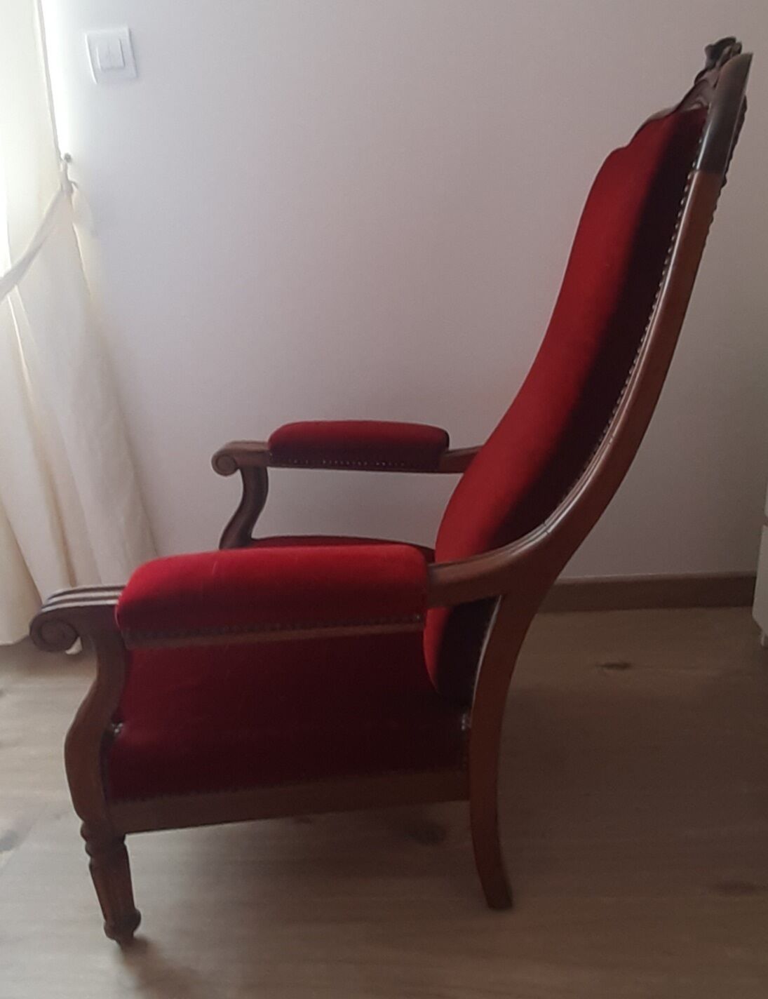 Armchair Voltaire style Louis Philippe