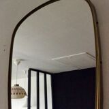 Asymmetrical mirror rearview mirror from the 50s-60s - 57x36cm