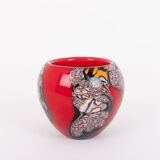 Spectacular Murano glass bowl, Italy 1980’s