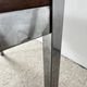 XL Midcentury modern coffee table in metal, rosewood and Arabescato marble, Italy, 1970.