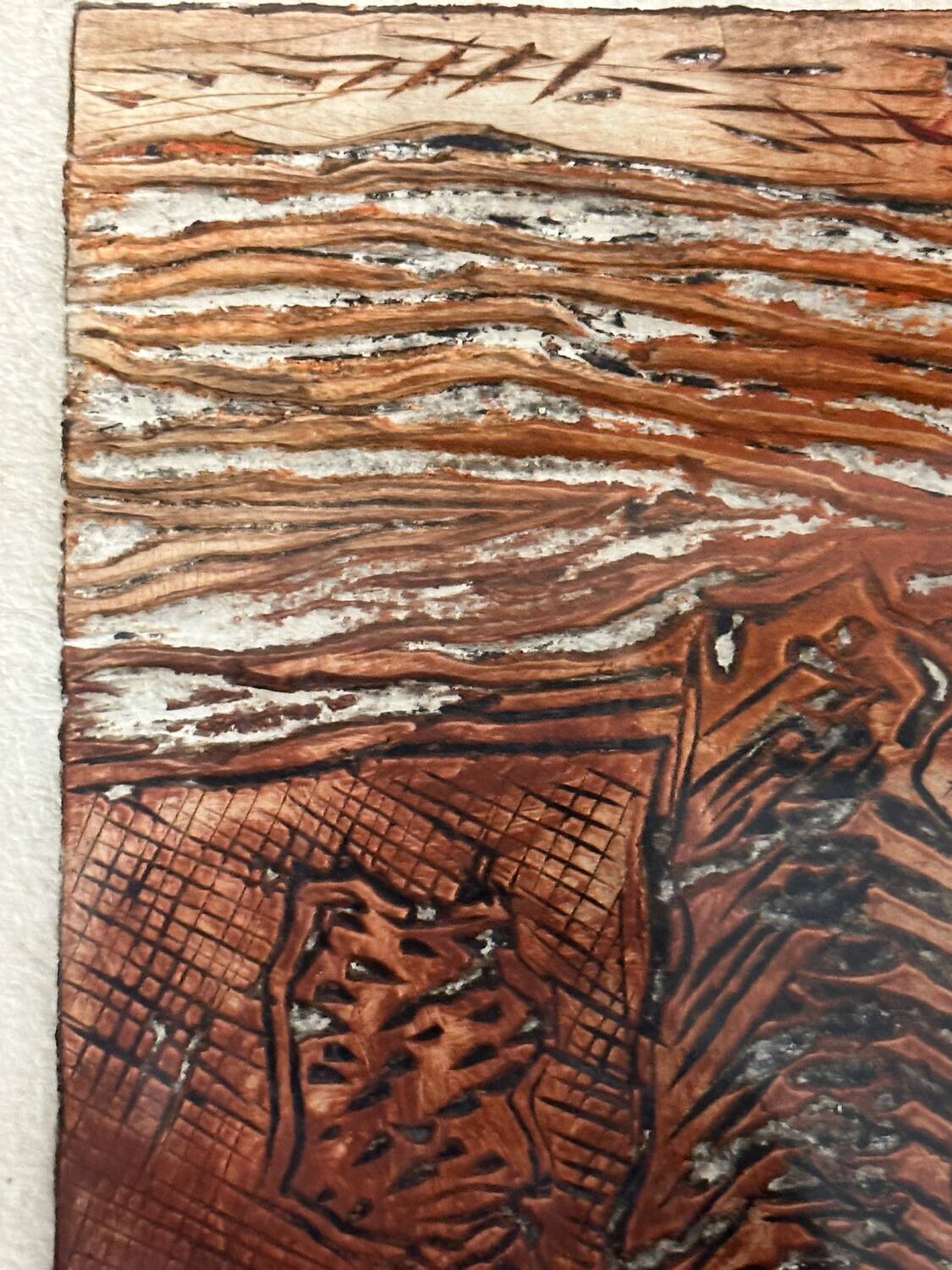 Serge Helias (1923-2007), relief engraving - artist's proof signed 1970