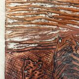 Serge Helias (1923-2007), relief engraving - artist's proof signed 1970