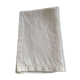 10 white damask cotton napkins