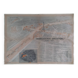 Exhibition map Paris 1937