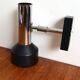 ERCO wall light spotlight 70s chrome black metal