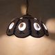 pendant lamp chandelier openwork ceramic lampshade