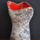Vase céramique motif bouleau