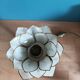 Bedside lamp flower lotus mother-of-pearl base brass