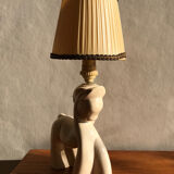 Ceramic lamp in the shape of a horse. 1950s/60s