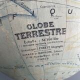 Globe terrestre J.Forest, Éditions Girard et Barrère, circa 1930