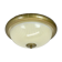 round 36cm metal Gino Sarfatti Style wall Ceiling Light Flushmount, Italy 1950s