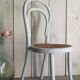 Children's tuna cannage chair renovated in sky blue