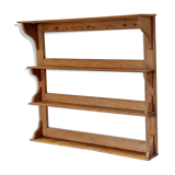 Old wall or standing shelf in solid pine