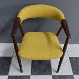 Thomas Harlev chair model 213 in yellow Boucle