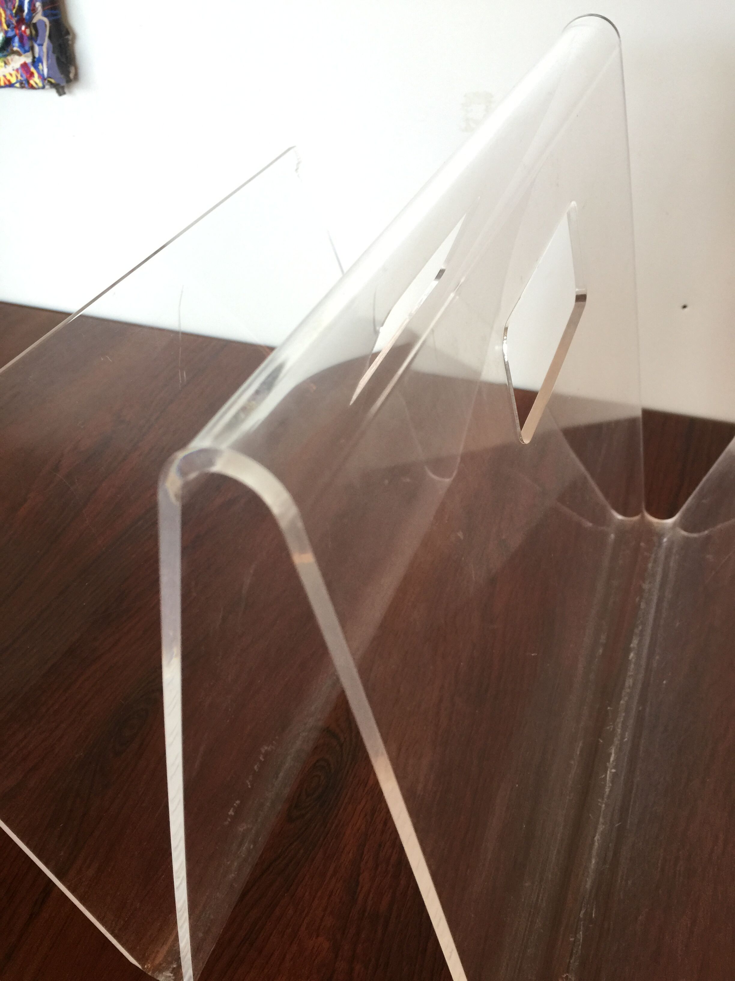 Plexiglas review holder 70s