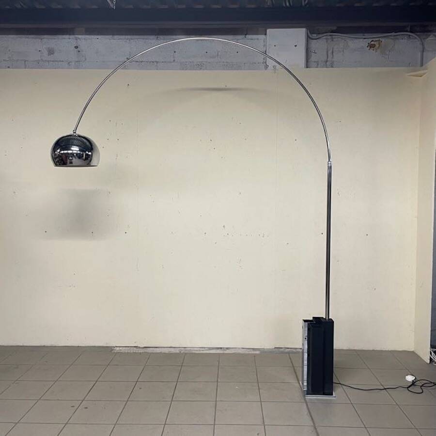 Arc floor lamp attributed to Goffredo Reggiani, 1970s