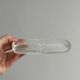 Metal butter dish with glass tray