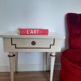 Vintage bedside table/pedestal table
