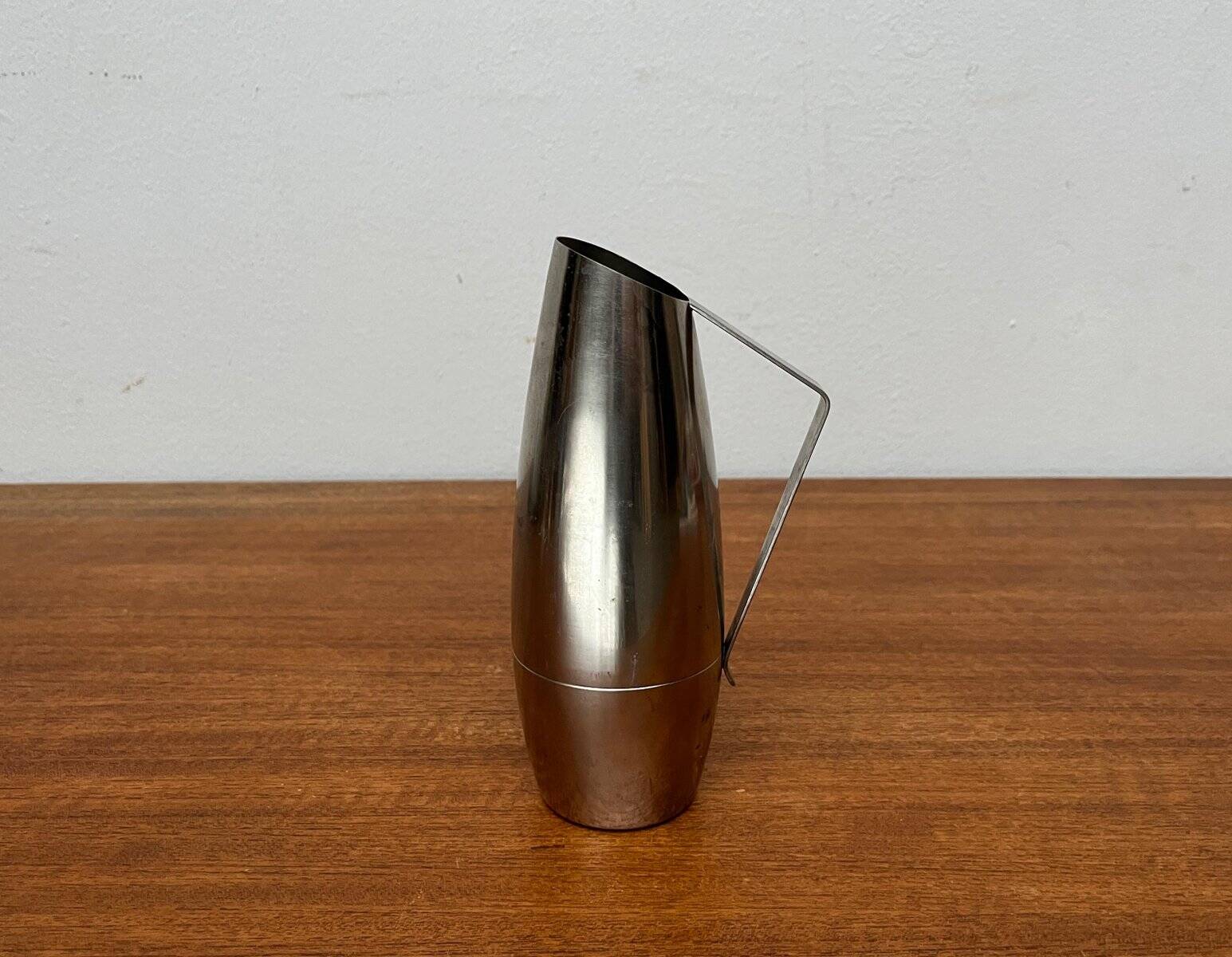 Mid-century pewter carafe vase by Dovo Holland, 1960s.