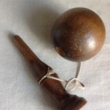 Old painted wood Bilboquet