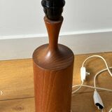 2 pieds de lampes en teck, Suède années 70-80