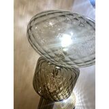 Contemporary "Ballotton" Fumè and Grey Murano Glass Floor Lamp